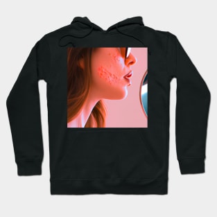 fantacy girl with attractive lips Hoodie